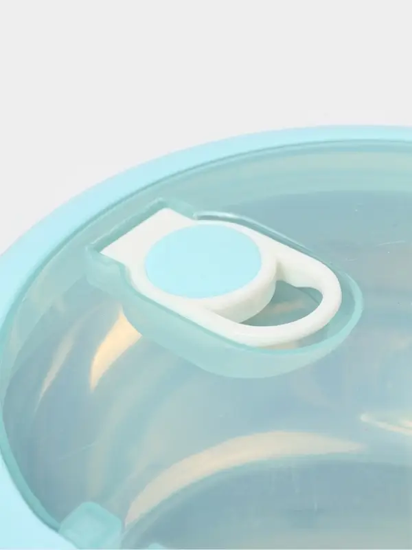 Ланч бокс TAKE IT EASY &laquo;Милави&raquo;, 1.5 л, 3 уровня, сохраняет тепло 2 ч, нержавеющая сталь, белый, голубой