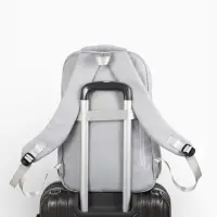 Рюкзак школьный, &laquo;Уставший кот&raquo;, 5 карманов, 2 отделения, 31&times;13.5&times;45 см, серый