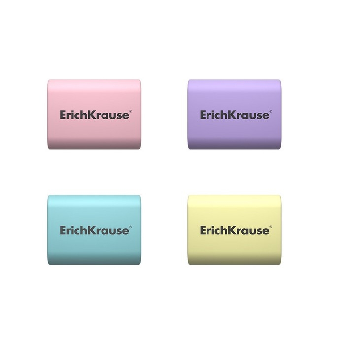 Ластик ErichKrause Sponge 37 х 33 х 15 мм, микс, цена 1 шт Ластик ErichKrause Sponge 37 х 33 х 15 мм, микс, цена 1 шт