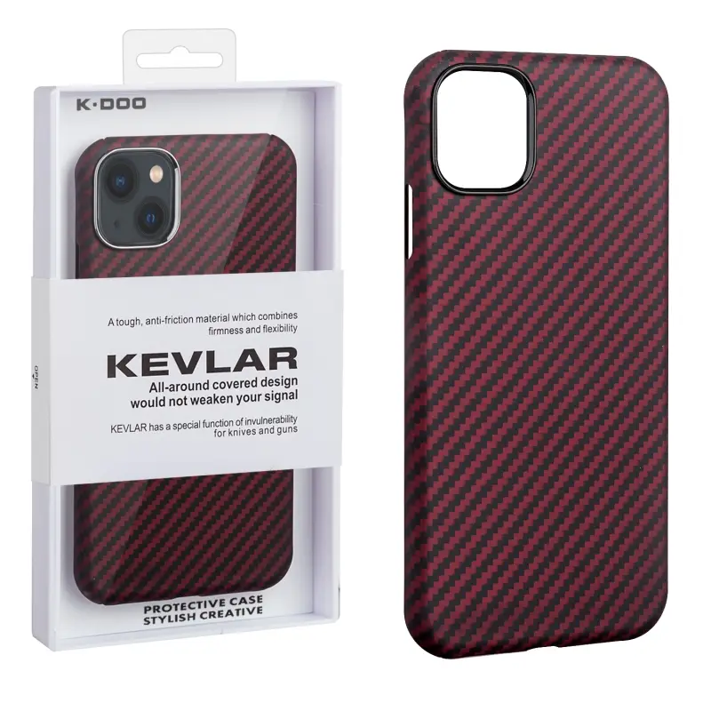 Чехол iPhone 13 Kevlar Red
