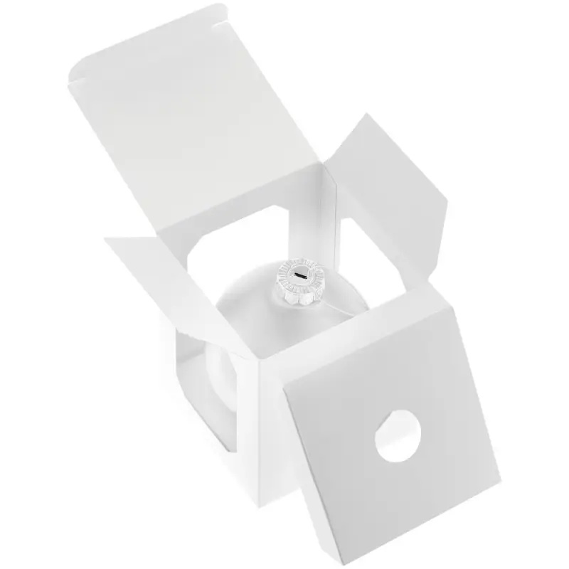 Елочный шар Finery Matt, 10 см, матовый белый Елочный шар Finery Matt, 10 см, матовый белый