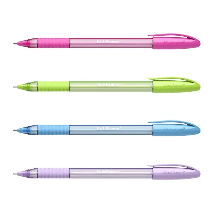 Ручка шариковая ErichKrause U-109 Spring Stick&Grip, узел 1.0 мм, чернила синие, резиновый держатель, супермягкое письмо, длина линии письма 1000 метров Ручка шариковая ErichKrause U-109 Spring Stick&Grip, узел 1.0 мм, чернила синие, резиновый держатель, супермягкое письмо, длина линии письма 1000 метров