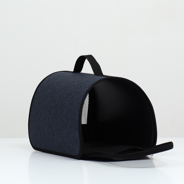 Сумка - переноска для животных Сумка - переноска для животных "Карпетбеггер", 36,5 х 22 х 22 см, синяя