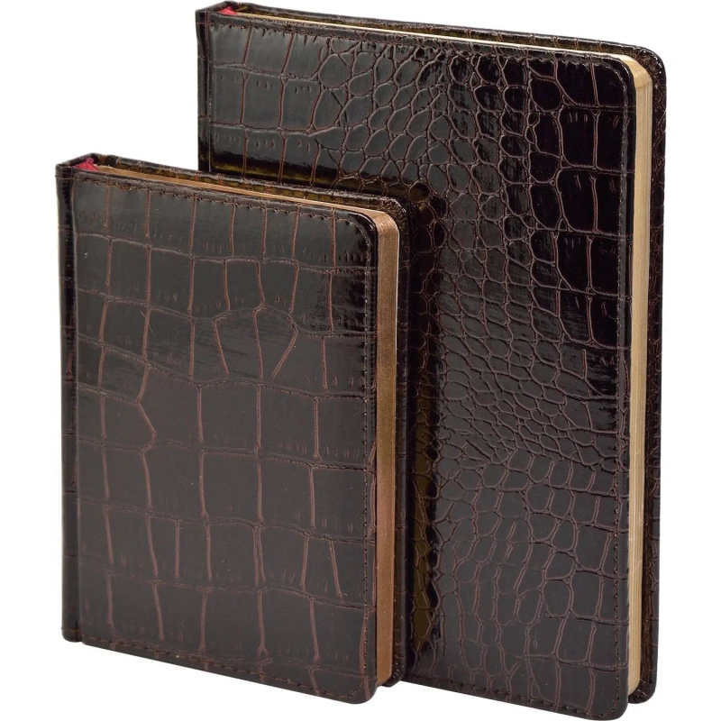 Ежедневник недатированный А6+ Caiman (коричневый)3-498 Д
