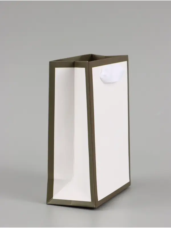 Пакет подарочный, упаковка, &laquo;Белый&raquo;, 15&times;12&times;5.5 см