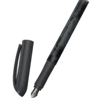 Ручка перьевая Schneider Easy navy DARK, синяя, 1 картридж, грип, темно-синий корпус