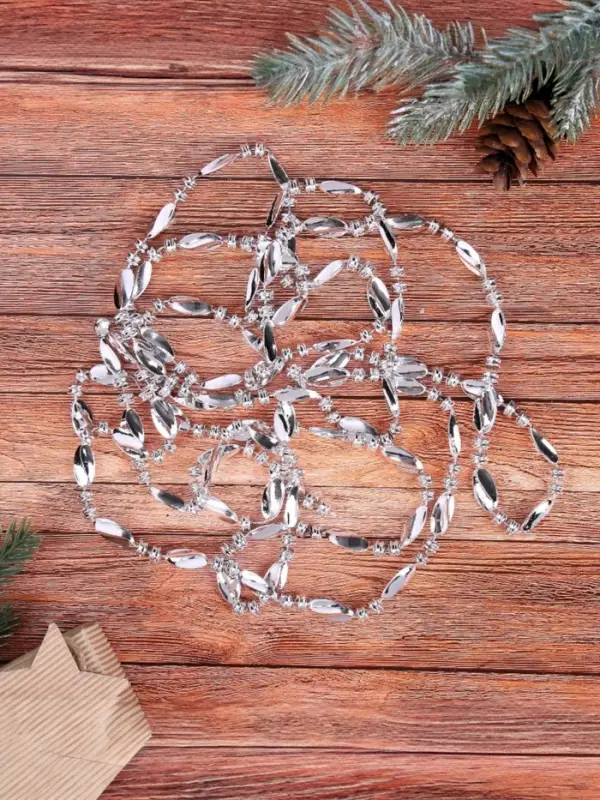 Бусы на ёлку &laquo;Волна&raquo;, длина 2.7 м, МИКС