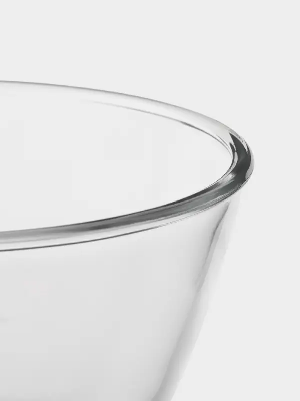 Салатник Доляна Simple, 1.45 л, 19&times;9.5 см, стекло, прозрачный