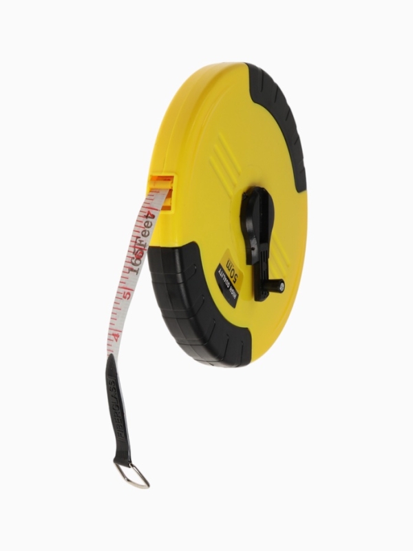 Рулетка геодезическая ТУНДРА, ПВХ лента, закрытый корпус, 50 м х 15 мм Рулетка геодезическая ТУНДРА, ПВХ лента, закрытый корпус, 50 м х 15 мм