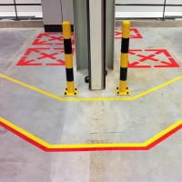 Лента для разметки ПВХ 50мм х 33м (150мкм) красный