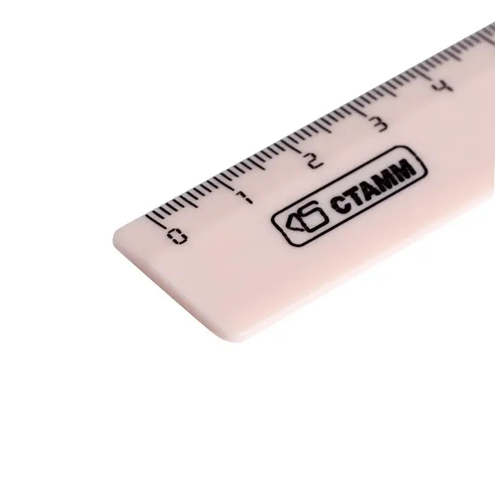 Линейка 16 см Стамм, пластиковая, микс Линейка 16 см Стамм, пластиковая, микс