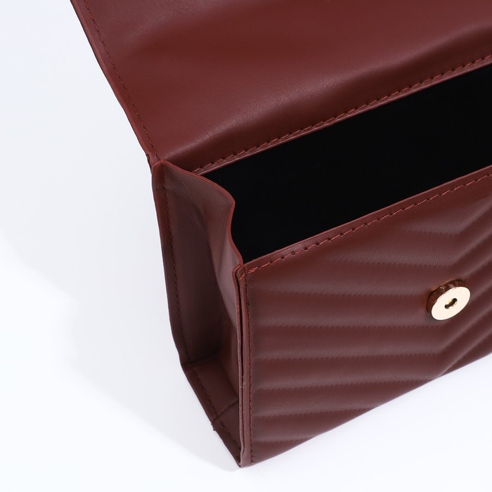 Сумка-мессенджер на магните, цвет коричневый Сумка-мессенджер на магните, цвет коричневый