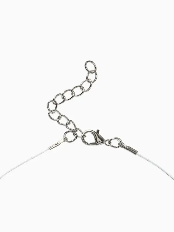 Кулон на леске &laquo;Счастье ждёт тебя&raquo;, капля, радужный, 35 см