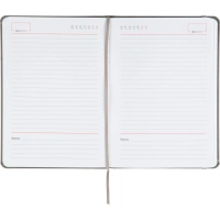 Ежедневник недатированный , серый, А5, 140x200мм, 136 л. ATTACHE