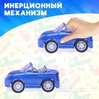 Машина инерционная «Кабриолет», цвета МИКС