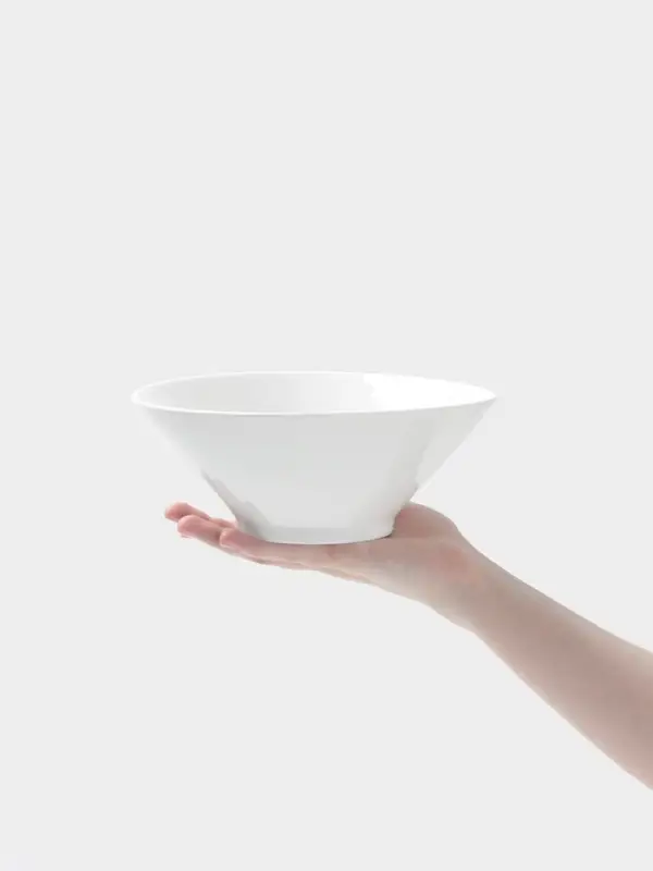 Салатник Hanna Kn&ouml;vell, 1 л, d=20.8 см, конический, фарфор, белый