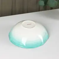 Салатник Доляна &laquo;Млечный путь&raquo;, 1.4 л, d=22 см, фарфор, бирюзовый