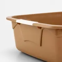 Туалет с сеткой, 44&times;33&times;11.5 см, бежевый, белый