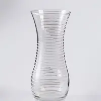Ваза &laquo;Бриз&raquo;, дымка, h=26 см, стекло, прозрачная