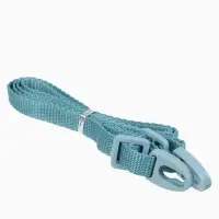 Поильник - непроливайка детский с силиконовой трубочкой и грузиком, от 9 мес., 350 мл., на ленте, цвет голубой, Крошка Я