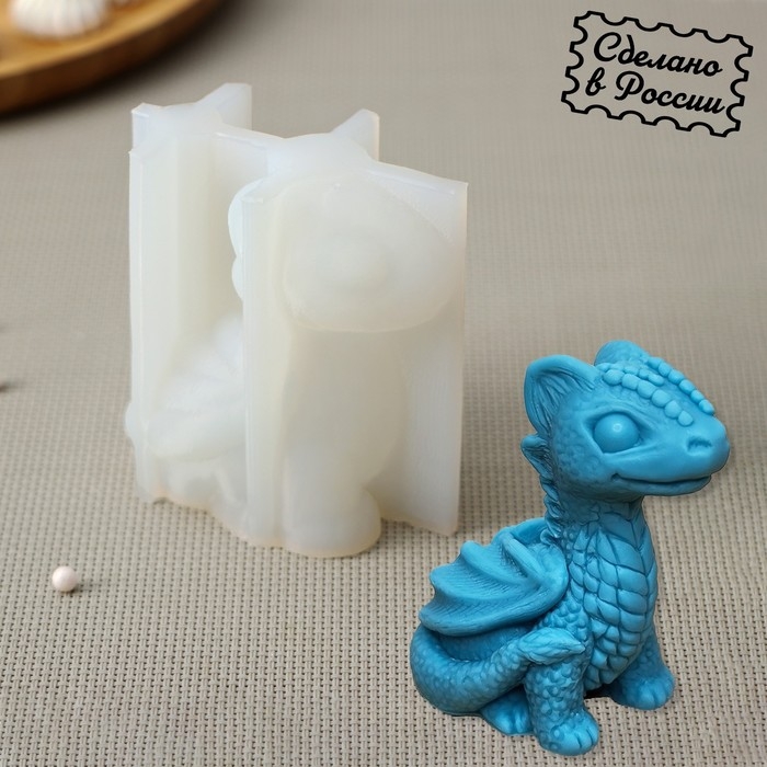 Силиконовый молд «Дракоша Лилу», 4.2×6.5 см, высота 7.5 см, цвет прозрачный Силиконовый молд «Дракоша Лилу», 4.2×6.5 см, высота 7.5 см, цвет прозрачный