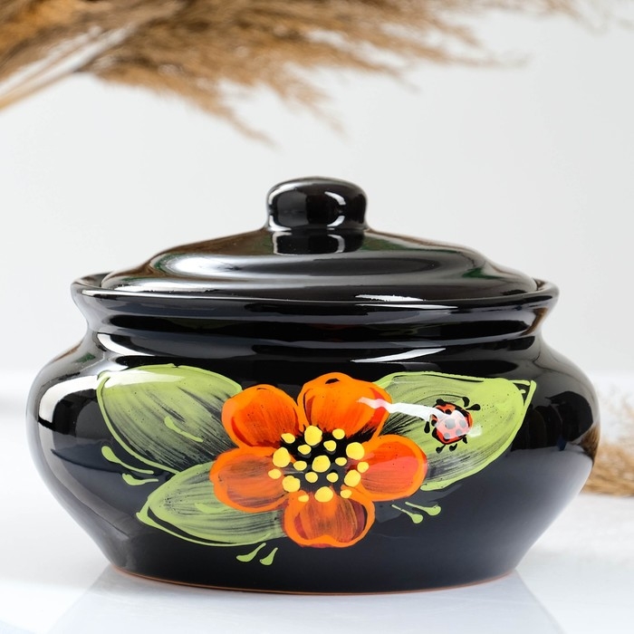 Набор для пельменей "Псковский" 1,4л / блюдо 34х25см / 4х0,2л, божья коровка