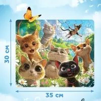 Пазл в контейнере "Милые котики"