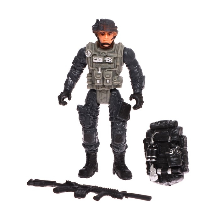 Фигурка героя «Спецназ», с аксессуарами, 10х5 см, МИКС Фигурка героя «Спецназ», с аксессуарами, 10х5 см, МИКС