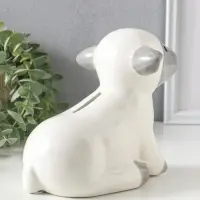 Копилка для денег керамика &laquo;Барашек в пижамке с капюшоном&raquo;, 16&times;13&times;19.5 см