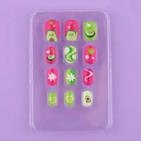 Детские накладные ногти &laquo;Авокадо&raquo;, 12 шт.