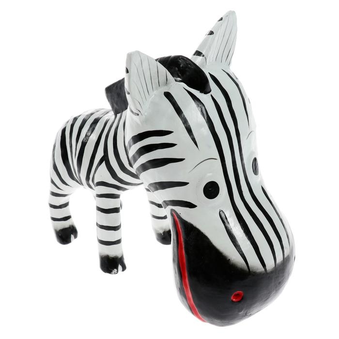 Сувенир дерево  Сувенир дерево "Зебра-головастик" 23х21х21 см