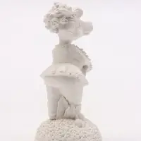 Фигурка декоративная &laquo;Коза с подсолнухами&raquo;, неокрашенная, 9&times;4 см, белая