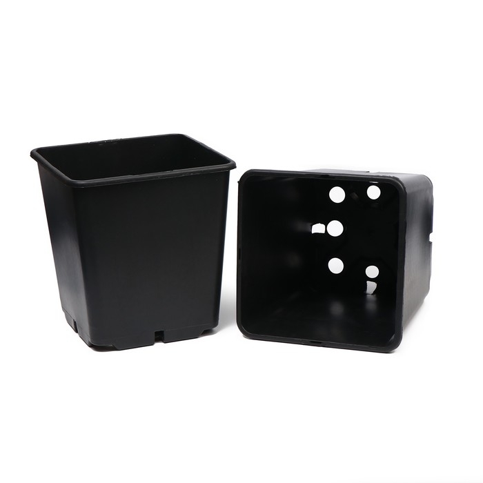 Горшок для рассады, 11 л, d = 25 см, h = 26 см, чёрный Горшок для рассады, 11 л, d = 25 см, h = 26 см, чёрный