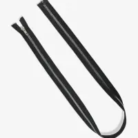 Молния &laquo;Трактор&raquo;, №5, разъёмная, декоративное звено &laquo;Акулий зуб&raquo;, замок автомат, 90 см, чёрная