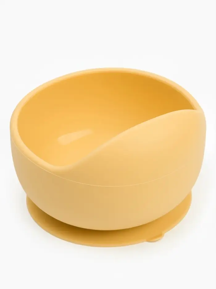 Тарелка детская на присоске и ложка, молочный, Mum&Baby Тарелка детская на присоске и ложка, молочный, Mum&Baby