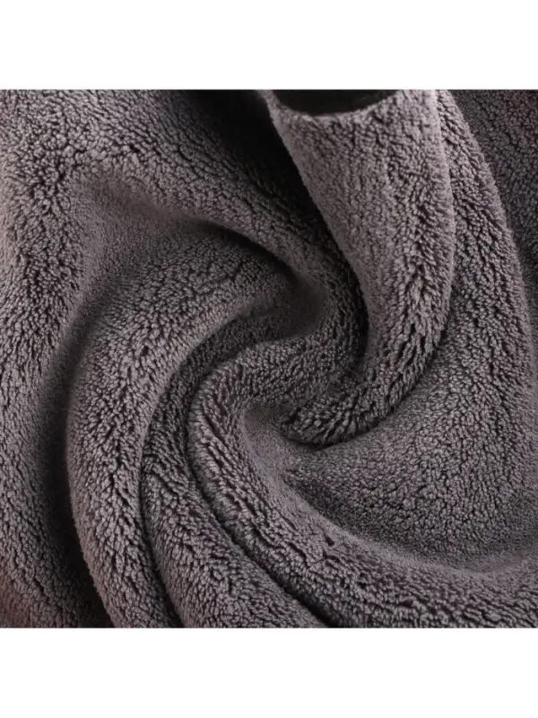 Тряпка для мытья автомобиля CARTAGE, микрофибра, 800 г/м&sup2;, 30&times;20 cм, желто-серая