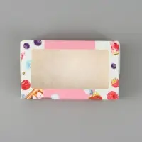 Коробка подарочная с окном &laquo;Счастье в моменте&raquo;, 20&times;12&times;4 см, самосборная