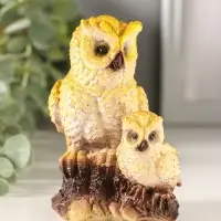 Сувенир Сова с совенком, микс 9,5х6х8 см