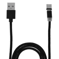 Кабель D09E,3 в 1, Type-C-microUSB-Lightning, 1м, зарядка+передача данных,магнитный,черный Кабель D09E,3 в 1, Type-C-microUSB-Lightning, 1м, зарядка+передача данных,магнитный,черный