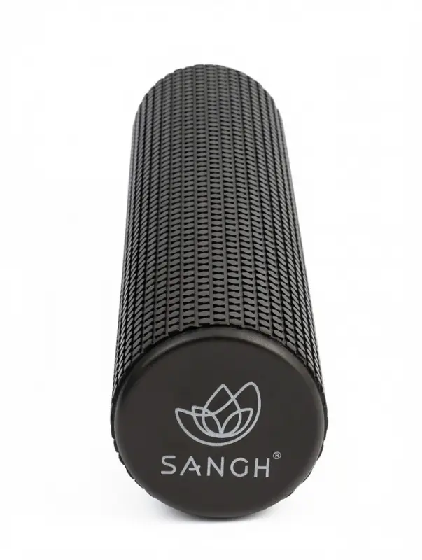 Ролик массажный Sangh, 60&times;15 см, чёрный