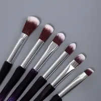 Набор кистей для макияжа Luminous, 10 предметов, чёрный, фиолетовый