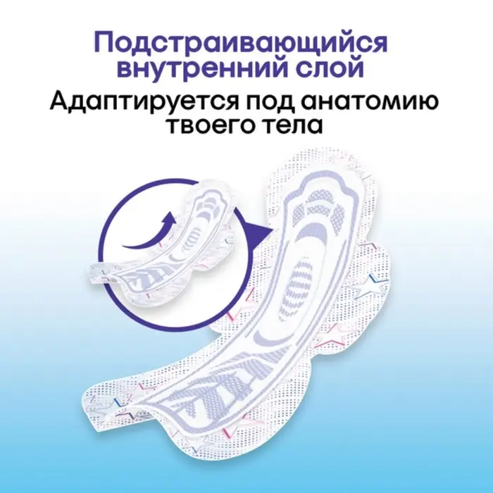 Прокладки &laquo;Kotex&raquo; Night Ultra Soft & Dry с крылышками, 7 шт/уп