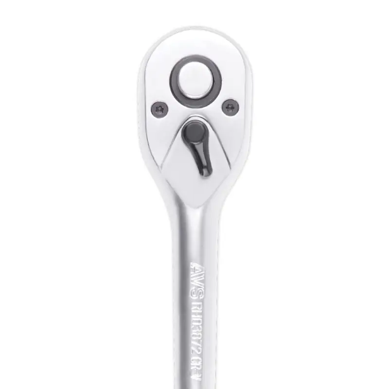 Рукоятка трещоточная 1/4"DR 72 зубца (металлическая ручка) AVS RH01472