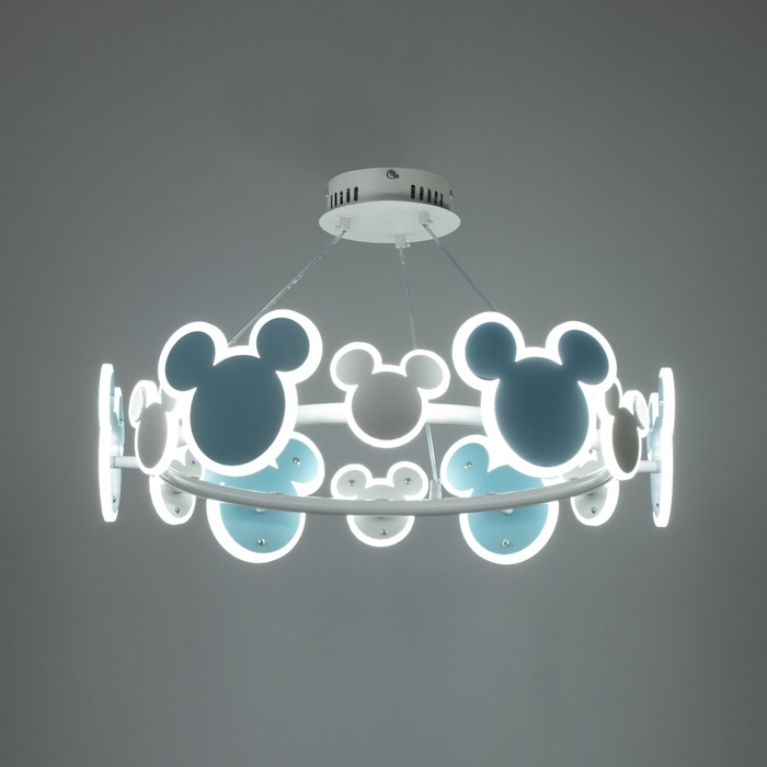 Люстра Люстра "Микки" LED 36Вт 4000К синий 58х58х60см