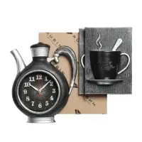 Часы настенные интерьерные для кухни &laquo;Сангино&raquo;, бесшумные, 26.5&times;24 см, черное серебро, от батарейки 1&times;АА