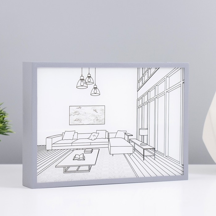 Ночник "Солнечная комната" LED 3Вт белый 3,5х15,5х21,5 см RISALUX