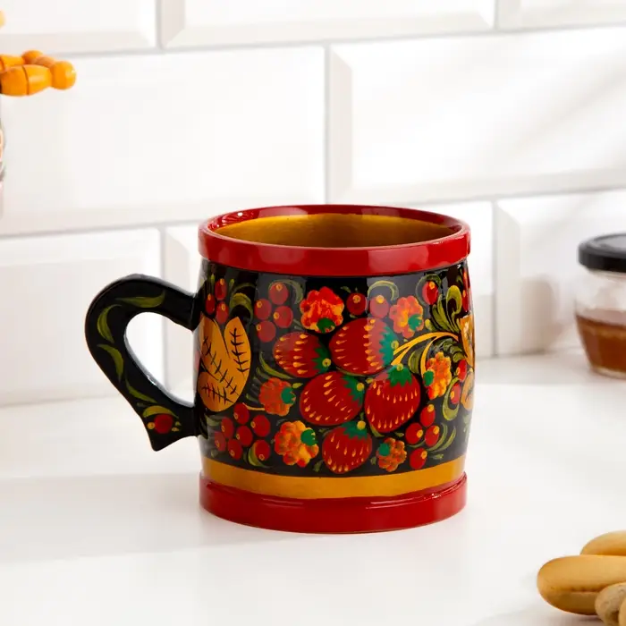 Кружка «Пивная», хохлома, 500 мл Кружка «Пивная», хохлома, 500 мл