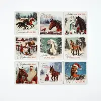 Набор магнтитов полимер 24 шт винтажные символ года Набор магнтитов полимер 24 шт винтажные символ года