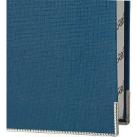 Папка-регистратор ECONOMY PLUS 80мм,син,ПБП1,карм.кор,мет.уг