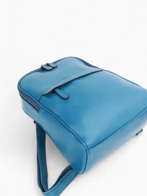 Рюкзак-сумка женский на молнии, с карманами, размер 27&times;9.5&times;32 см, синий